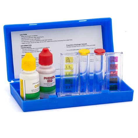 liquid drop test kits for water|pool chlorine test kit.